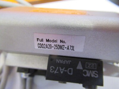 SMC AIR PNEUMATIC CONTROL CDQ2A20-25DMZ CYLINDER AS PICTURED &27-B-02