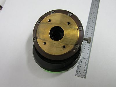 MICROSCOPE PART VINTAGE LEITZ GERMANY NOSEPIECE AS IS BIN#N9-14