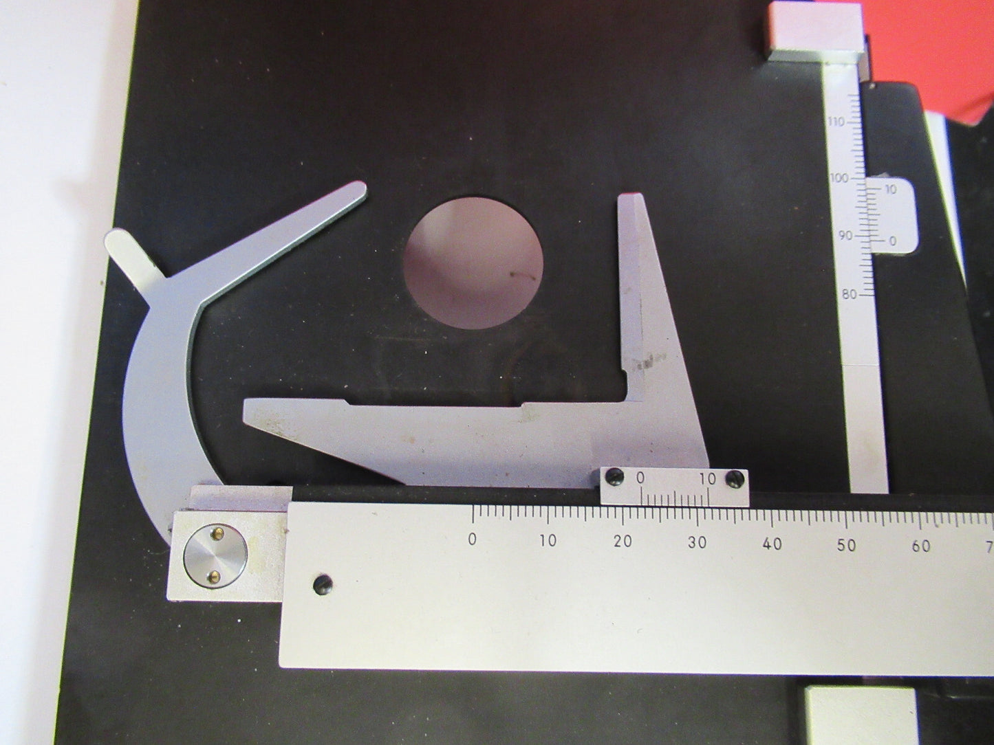 BAUSCH LOMB STAGE XY TABLE MICROSCOPE PART AS PICTURED S9-FT-90