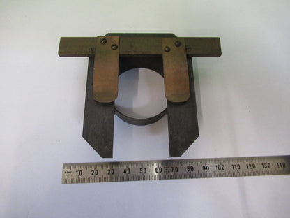 ANTIQUE BRASS RARE STAGE UNKNOWN MICROSCOPE SCOPE PART AS PICTURED Z6-A-49