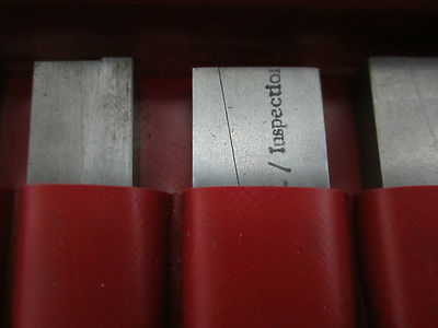 STARRETT BROWN SHARPE 154 L PARALLELS SET AS IS METROLOGY INSPECTION BIN#25
