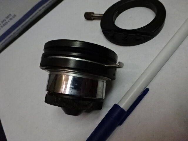 MICROSCOPE PART WILD HEERBRUGG SWISS M11 CONDENSER + IRIS OPTICS AS IS #82-30