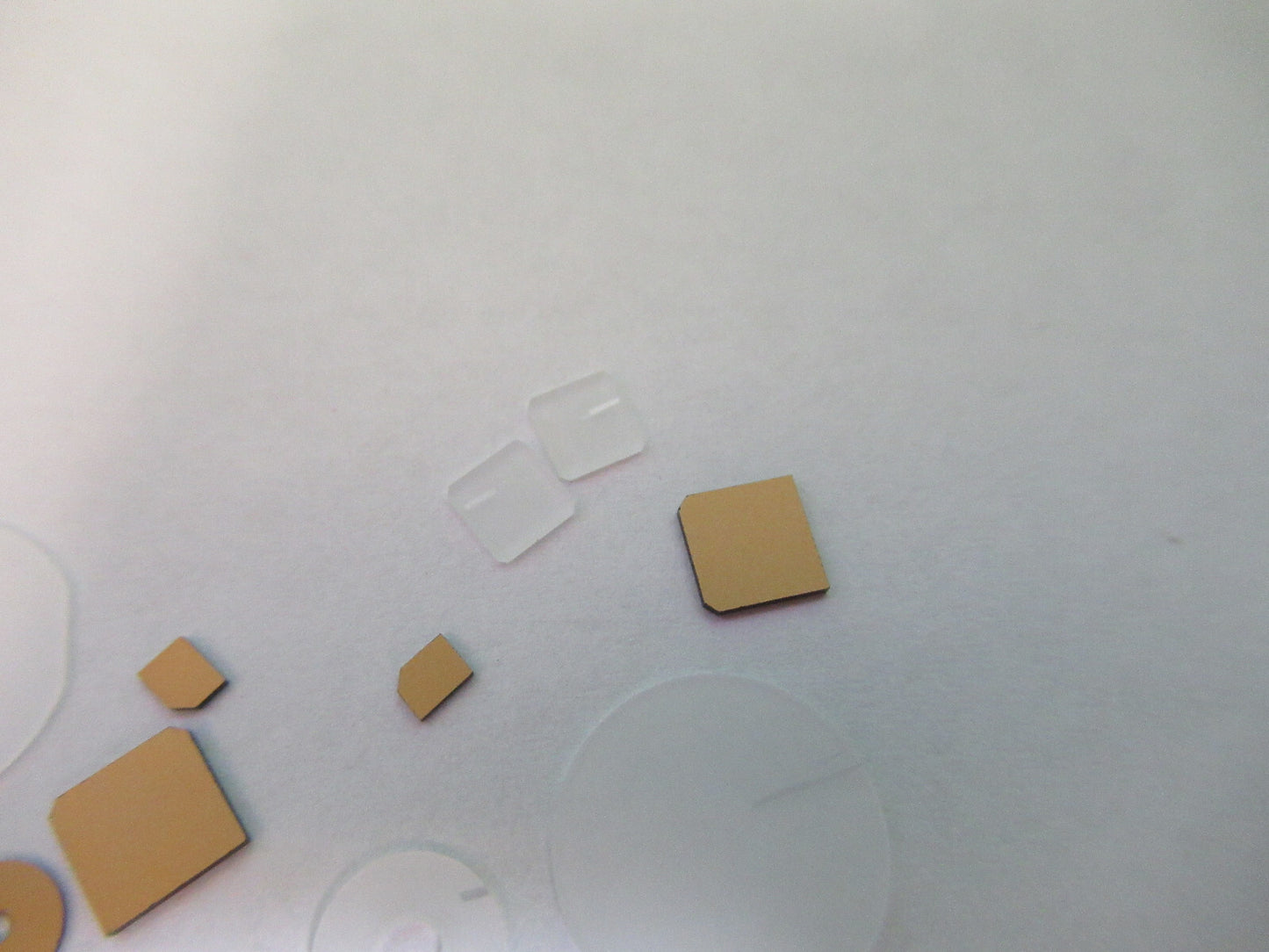 Lot Blanks Piezoelectric Quartz Crystal X-y-cut Gold Coated Piezo Sensor