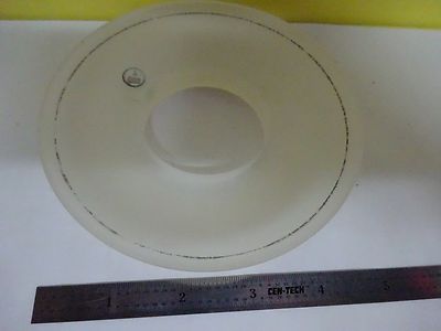 Optical Convex Concave Donut Frosted Lens Mil Spec Laser Optics