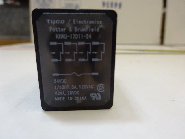 Potter Brumfield Relay Tyco KHAU-17D11-24 Electronic Control