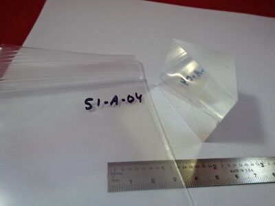 OPTICAL GLASS PRISM OPTICS AS IS &51-A-04