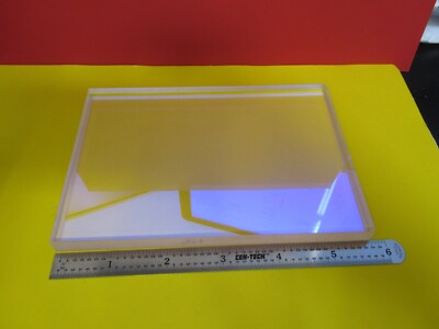 OPTICAL COHERENT COATED FLAT PLATE GLASS BK7 PRO OPTICS AS PICTURED &FT-6-128