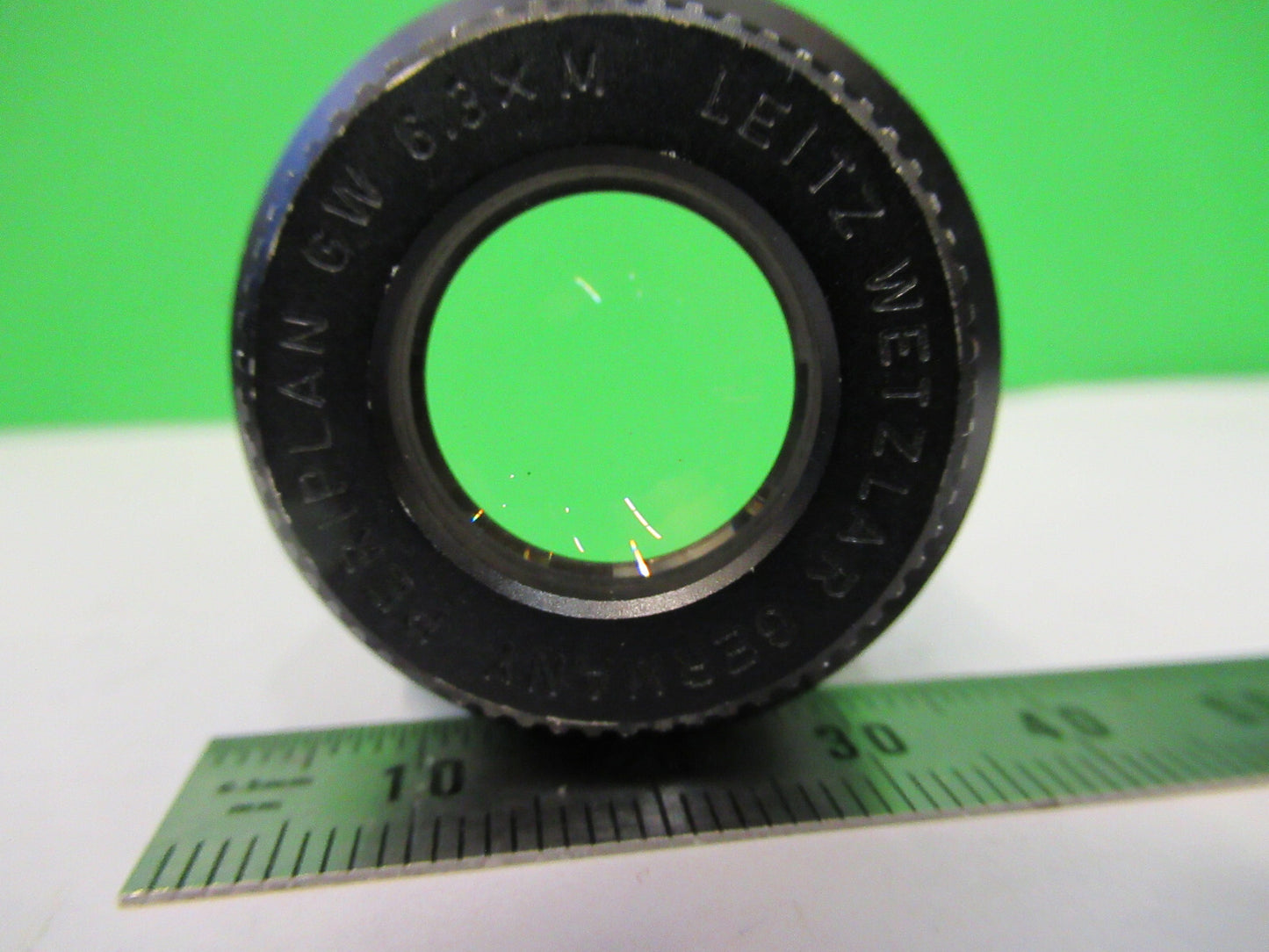 Ernst Leitz Wetzlar Gw 6.3XM Eyepiece Ocular Optic Microscope Part