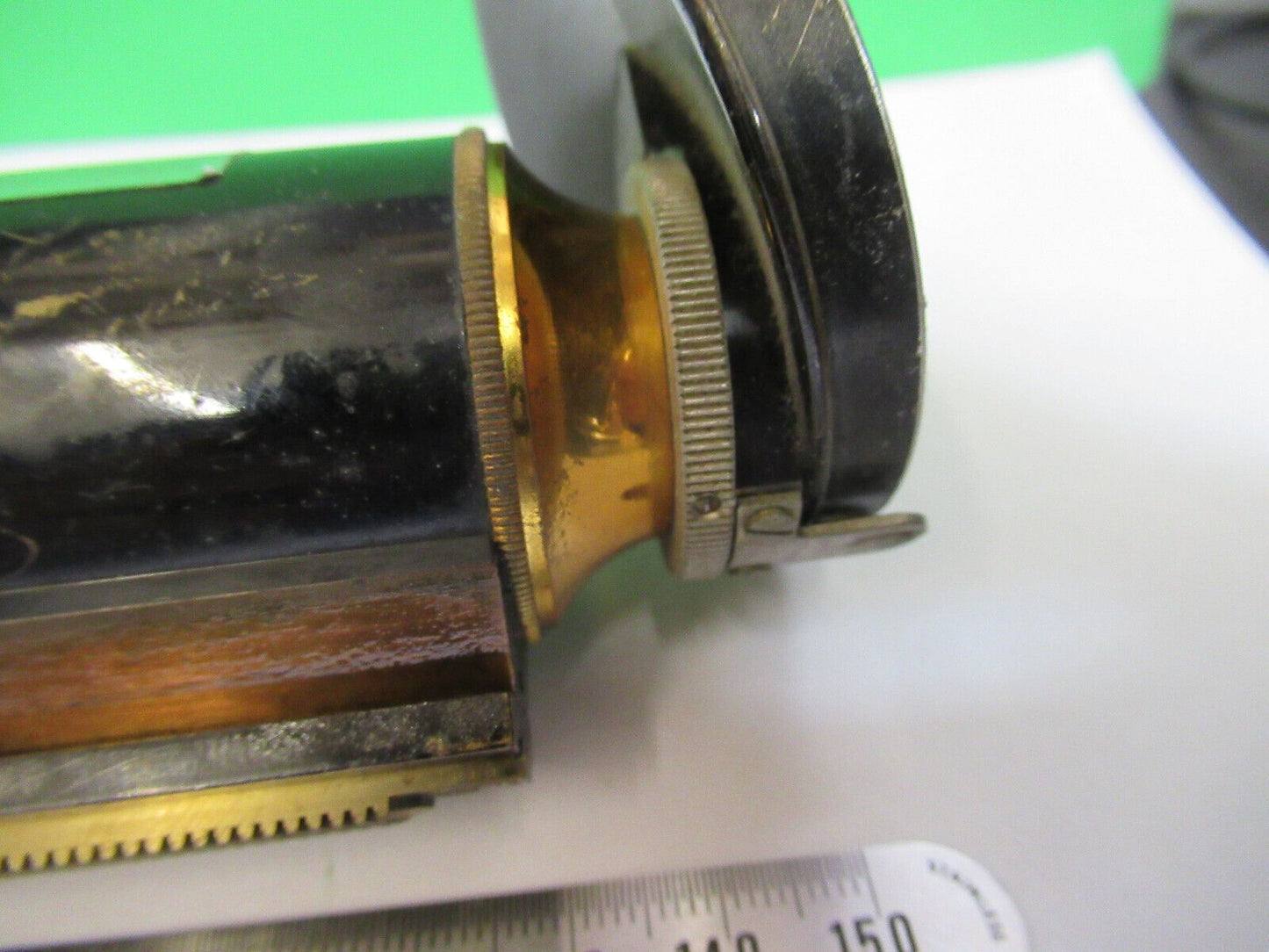 FÜR TEILE BAUSCH LOMB TUBUS + NASENSTÜCK MIKROSKOPTEIL WIE ABGEBILDET #W9-A-11