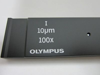 OLYMPUS MICROSCOPE SLIDE AH2-SLM40 FILTER  OPTICS BIN#54-10
