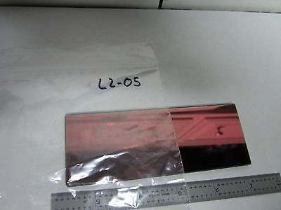 OPTICAL INFRARED MIRROR FILTER MIL SPEC LASER OPTICS #L2-05