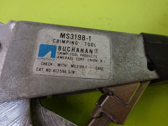 FOR PARTS BUCHANAN MAKER CRIMPING TOOL [rusty] AS IS #TA-3-7