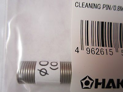 LAB SYRINGE CLEANING PIN HAKKO JAPAN B1086 0.8 mm  BIN#1C