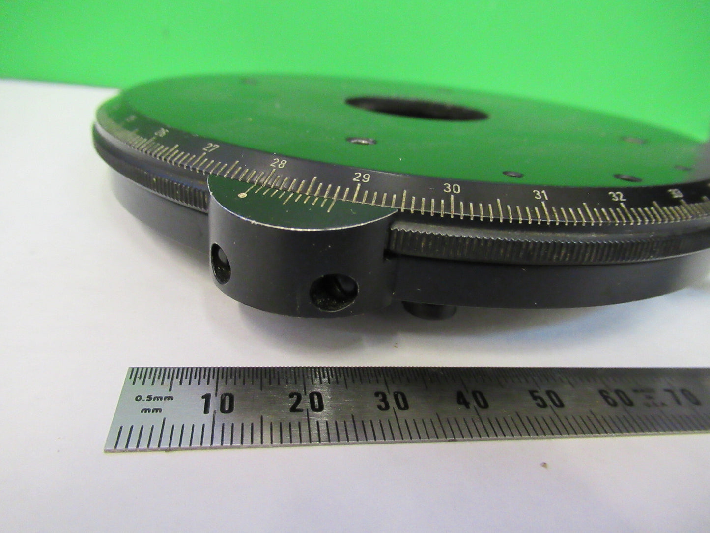 ZEISS GERMANY POL ROTABLE STAGE TABLE MICROSCOPE PART AS PICTURED X9-B-22