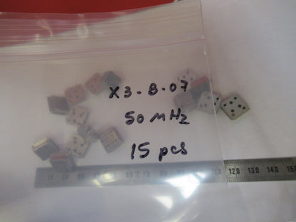 LOT 15 ea  KYOCERA QUARTZ CRYSTAL 50 MHz  FREQUENCY AS PICTURED X3-B-07