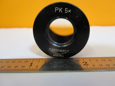 REICHERT AUSTRIA EYEPIECE PK 5X OPTICS MICROSCOPE PART AS PICTURED &1E-C-85