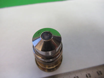 ED MESSTER ANTIQUE BRASS OBJECTIVE MICROSCOPE PART OPTICS AS PICTURED X6-A-86