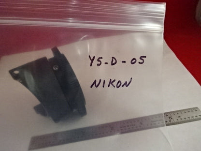 MICROSCOPE PART NIKON JAPAN MOUNTED IRIS DIAPHRAGM OPTICS AS IS #Y5-D-05