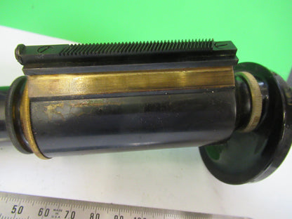 Antique Spencer Lens Co. Brass Tubus + Nosepiece Microscope Part