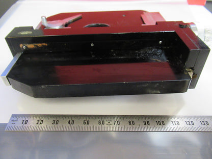 OLYMPUS JAPAN XY STAGE TABLE CLIPS MICROSCOPE PART AS PICTURED T9-A-20