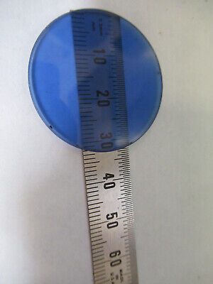 WILD HEERBRUGG SWISS BLUE GLASS FILTER MCIROSCOPE PART AS PICTURED &A9-B-25