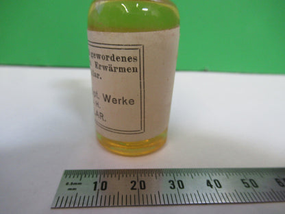 Leizt Wetzlar Cedern Oel Antique Bottle Microscope Part
