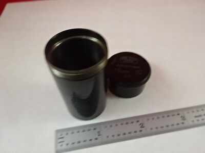 EMPTY ANTIQUE MICROSCOPE OBJECTIVE CONTAINER CARL ZEISS APOCHROMAT AS IS N5-A-28