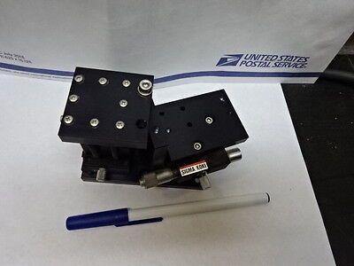 OPTICAL SIGMA KOKI STAGE ROTATION XYZ MICROMETER LASER OPTICS AS IS #82-08-A