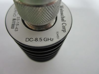 RF Weinschel High Power 25W DC-8.5 GHz Attenuator Microwave Frequency
