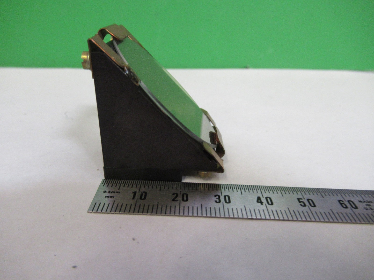 AUS JENA GERMANY BEAM SPLITTER OPTICS MICROSCOPE PART AS PICTURED T2-A-35