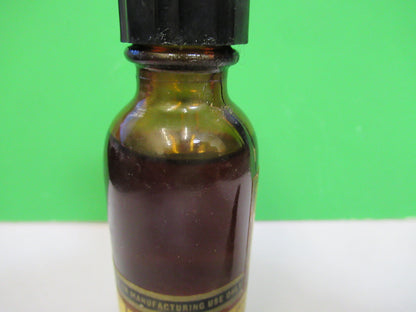 CEDARWOOD HARTMAN LEDD IMMERSION OIL BOTTLE MICROSCOPE PART AS PICTURED &S2-C-97
