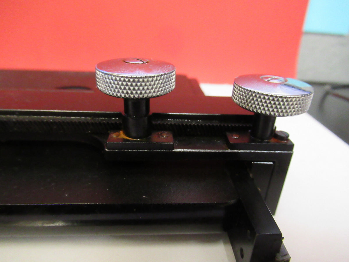 SPENCER AO XY STAGE TABLE VINTAGE MICROSCOPE PART AS PICTURED X3-A-82