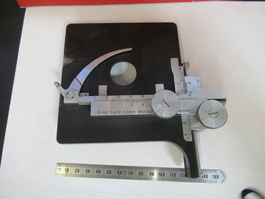 Ernst Leitz Wetzlar Germany Xy Stage Table Microscope Part