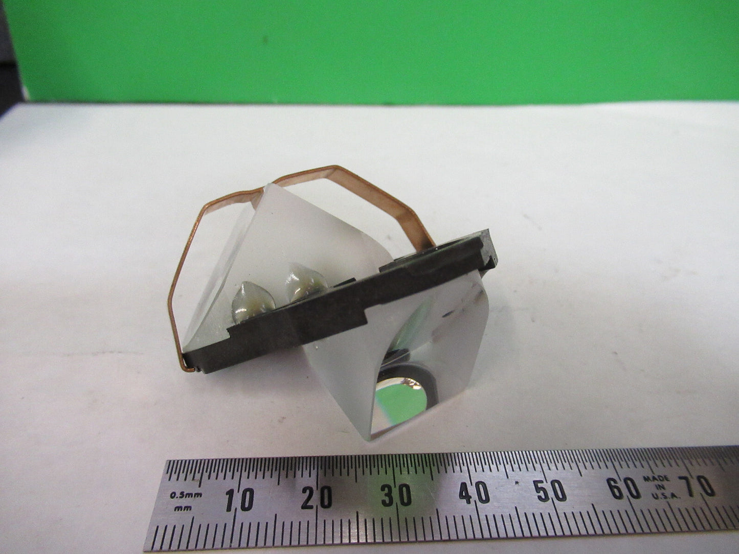 AMSCOPE PRISM ASSEMBLIES STEREO HEAD OPTICS MICROSCOPE PART AS PICTURED 82-A-81