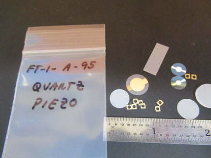 LOT ASSORTED PIEZO QUARTZ PIEZOELECTRIC BLANKS ULTRASONIC SENSOR &FT-1-A-95