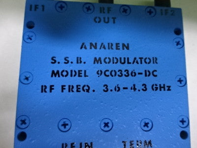 ANAREN MIL SPEC MODULATOR RF MICROWAVE FREQUENCY GHz BIN#8M-C-04