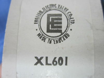 VACUUM TUBE ENGLISH ELECTRIC VALVE XL601 Made in England BIN #3