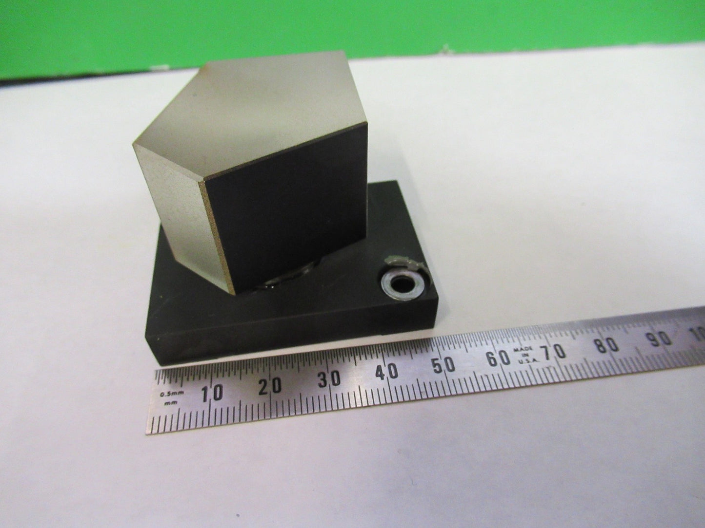 ZEISS GERMANY GLASS PENTA PRISM OPTICS MICROSCOPE PART AS PICTURED U8-B-14