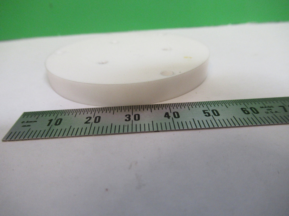 CIRCULAR HIGH PURITY ALUMINA CERAMIC HIGH VACUUM FIXTURE as pictured X7-A-11