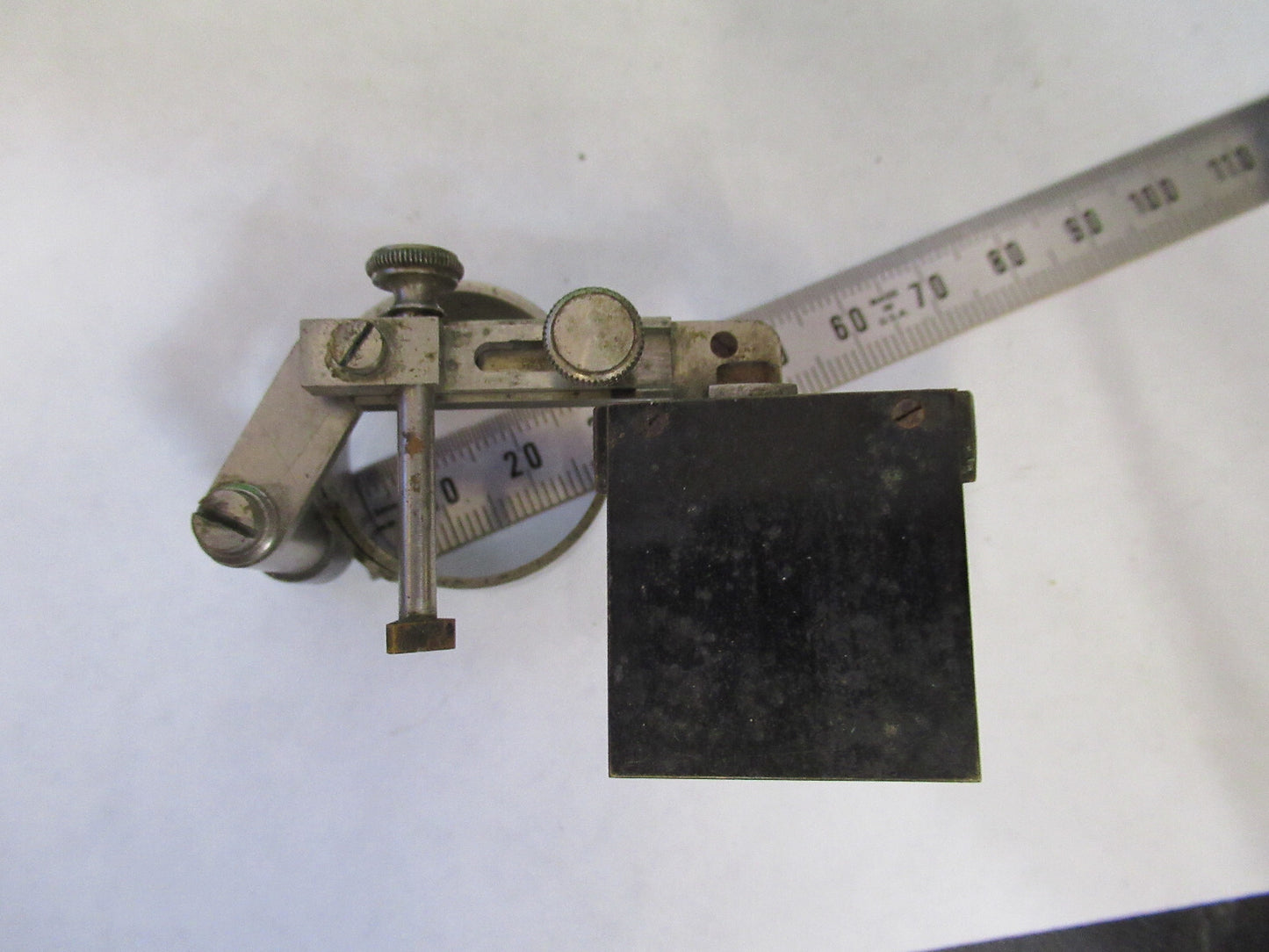 ANTIQUE NACHET PARIS OCULAR PRISM HOLDER MICROSCOPE PART AS PICTURED X2-A-29