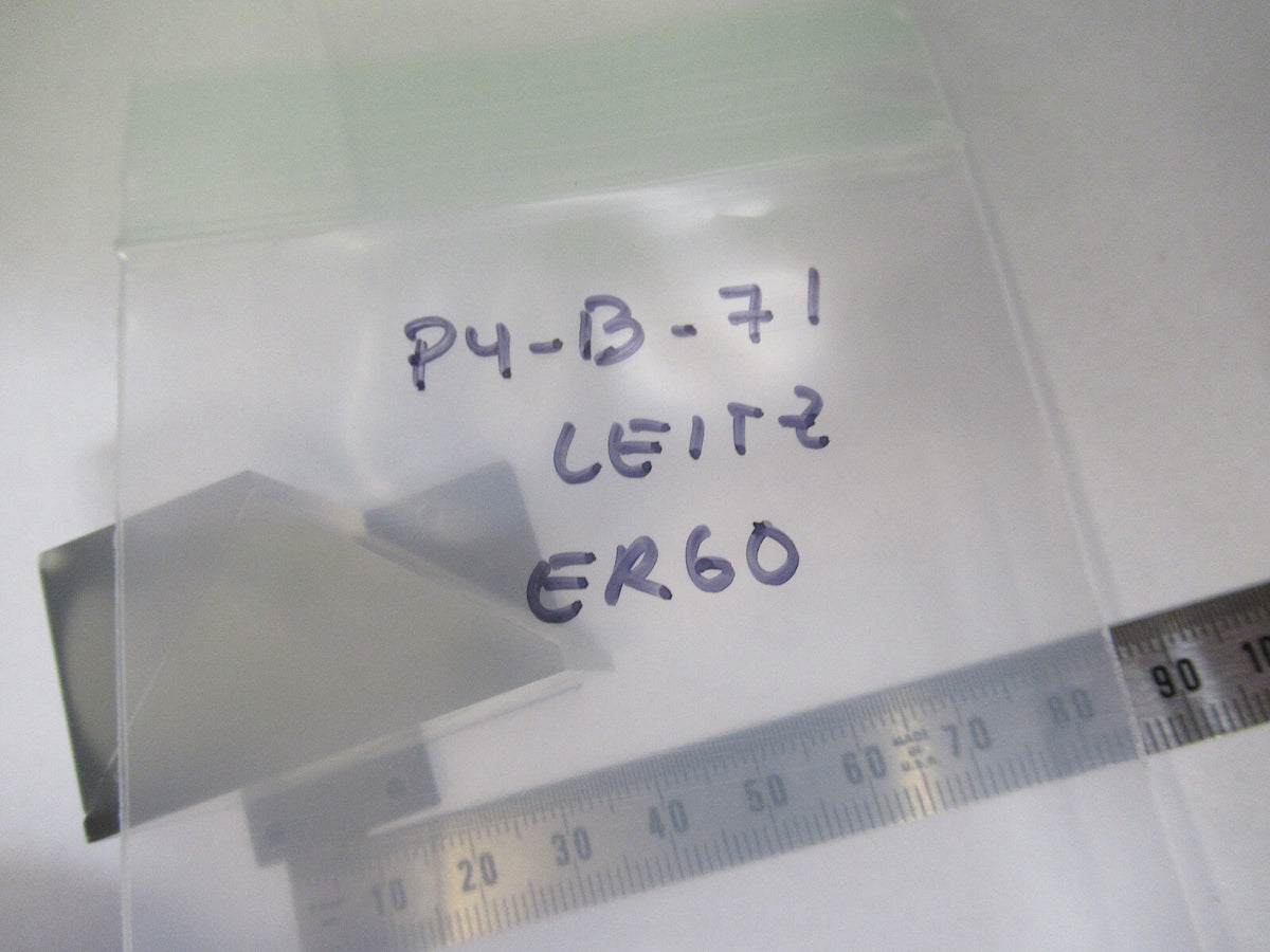 LEITZ WETZLAR ERGOLUX GLASS PRISM HEAD MICROSCOPE PART AS PICTURED P4-B-71