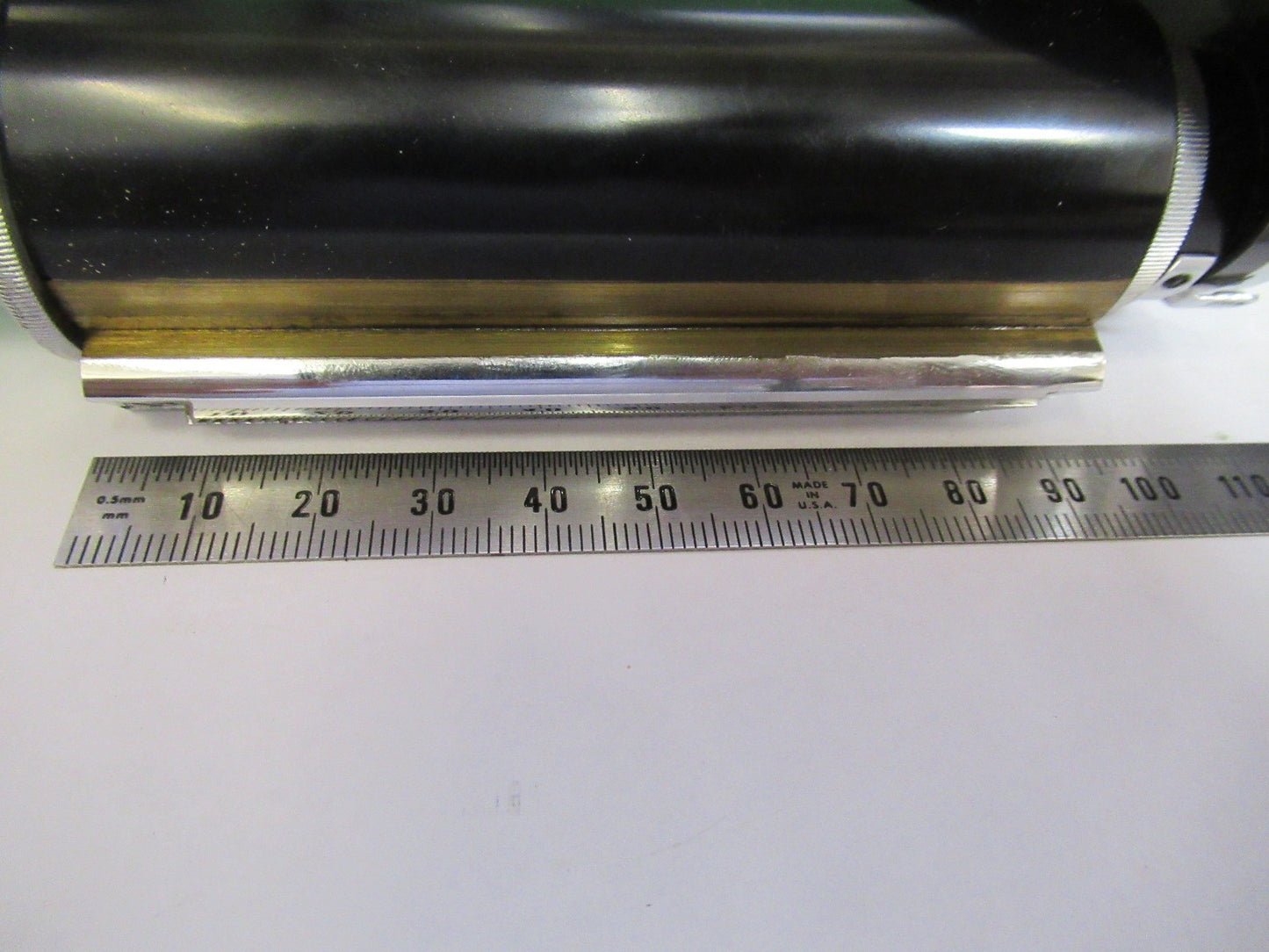 ANTIQUE SEIBERT WETZLAR tubus + nosepiece MICROSCOPE PART AS PIC U9-A-12