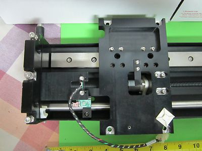 OPTICAL LASER  LINEAR STAGE POSITIONING WITHOUT MOTOR OPTICS AS IS BIN#A1