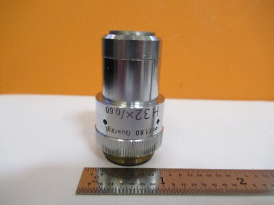 Ernst Leitz Quartz UV Objective H 32X Infinity Opt Microscope Part