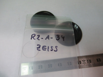 CARL ZEISS RETICLE MICROMETER LENS MICROSCOPE PART AS PICTURED r2-a-34