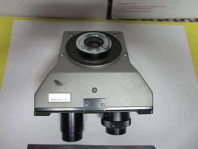 MICROSCOPE PART OLYMPUS JAPAN HEAD AS IS OPTICS BIN#E2
