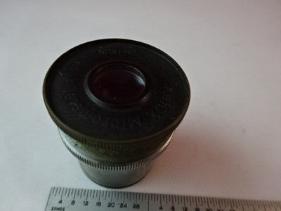 UNITRON EYEPIECE + MICROMETER OPTICS METALLOGRAPH MICROSCOPE PART AS IS &2-A-18