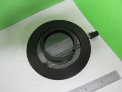 MICROSCOPE PART POLARIZER OLYMPUS POL V-R016 OPTICS BIN#25-14-19
