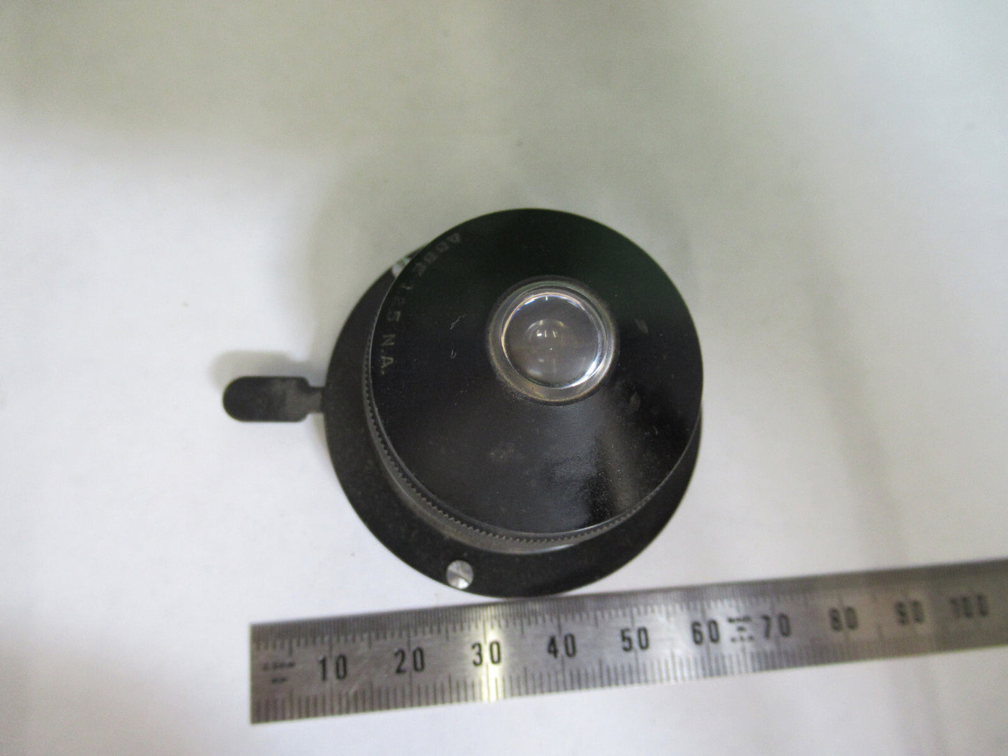 ANTIQUE BAUSCH LOMB CONDENSER + IRIS 39mm  MICROSCOPE PART AS PICTURED H7-B-65