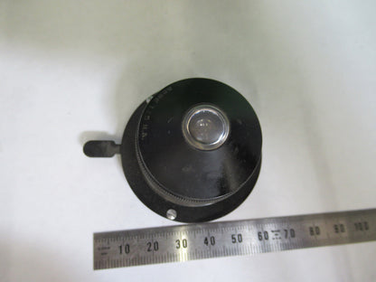 ANTIQUE BAUSCH LOMB CONDENSER + IRIS 39mm  MICROSCOPE PART AS PICTURED H7-B-65